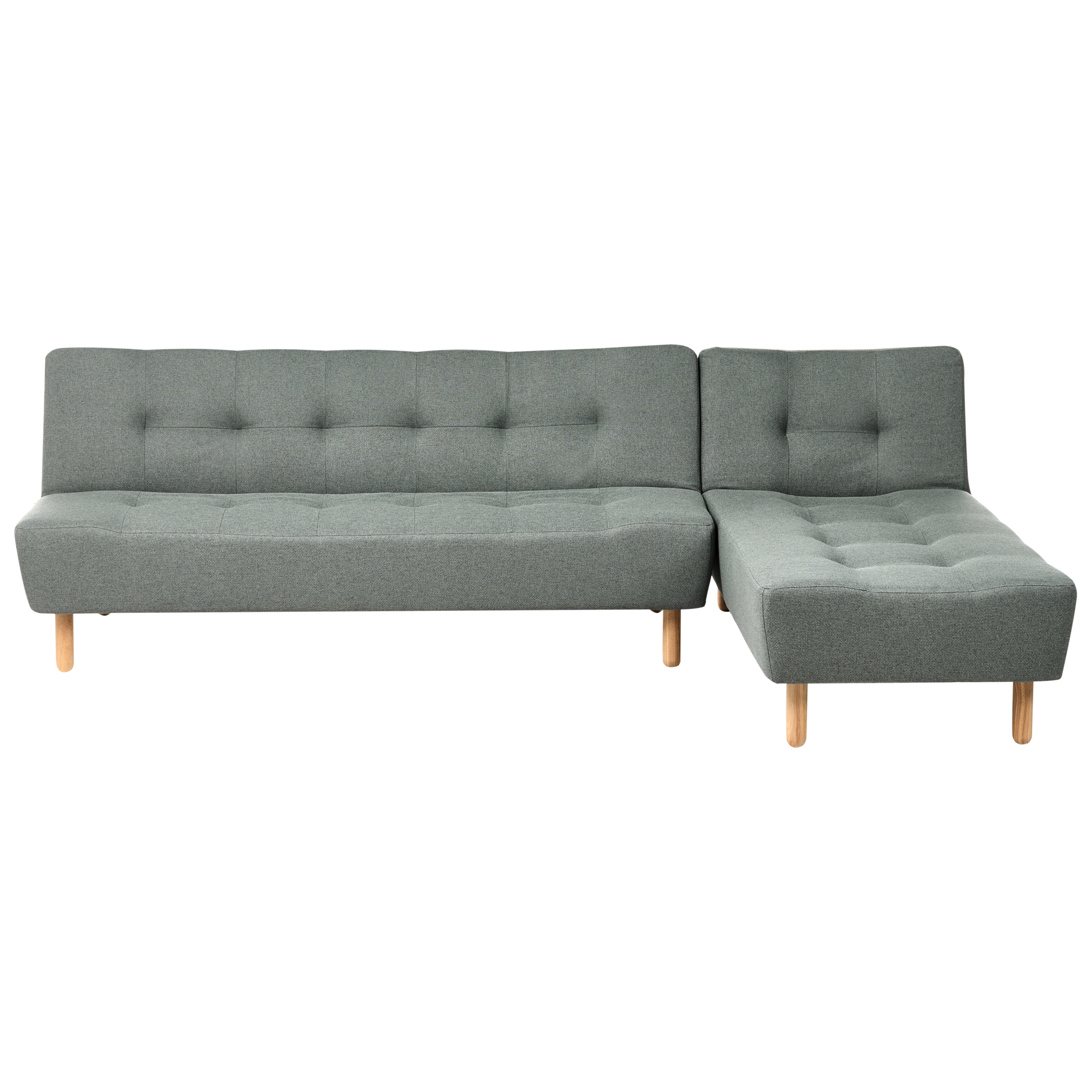 Hjørnesovesofa modul 4 personers ALSTEN Grøn Venstrevendt