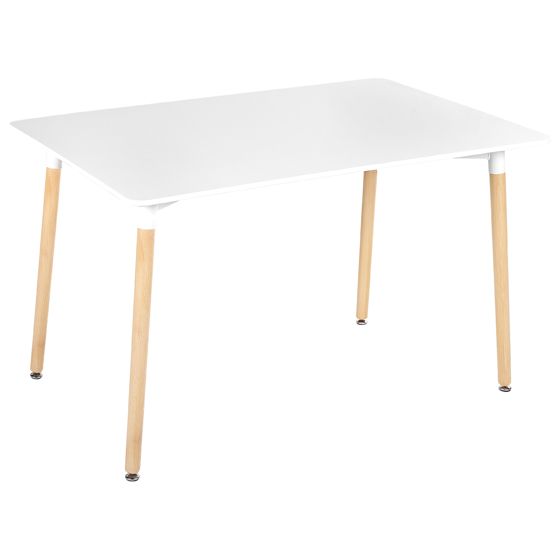 Spisebord NEWBERRY Hvid 120 cm 80 cm