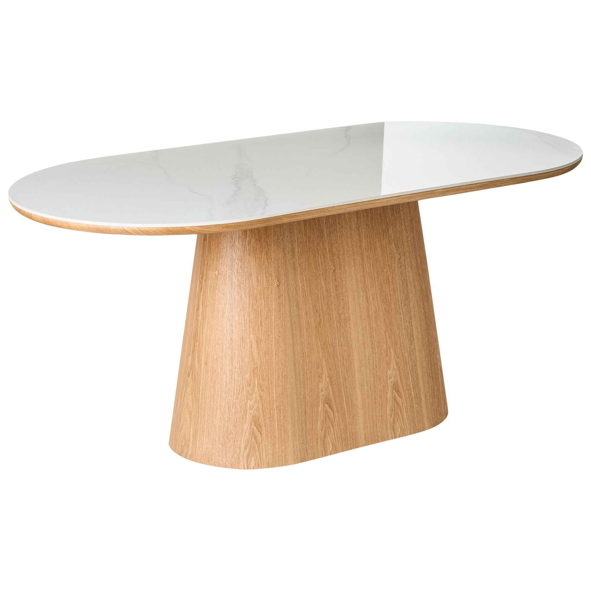 Spisebord LOCKHART Lys ask 180 cm 90 cm
