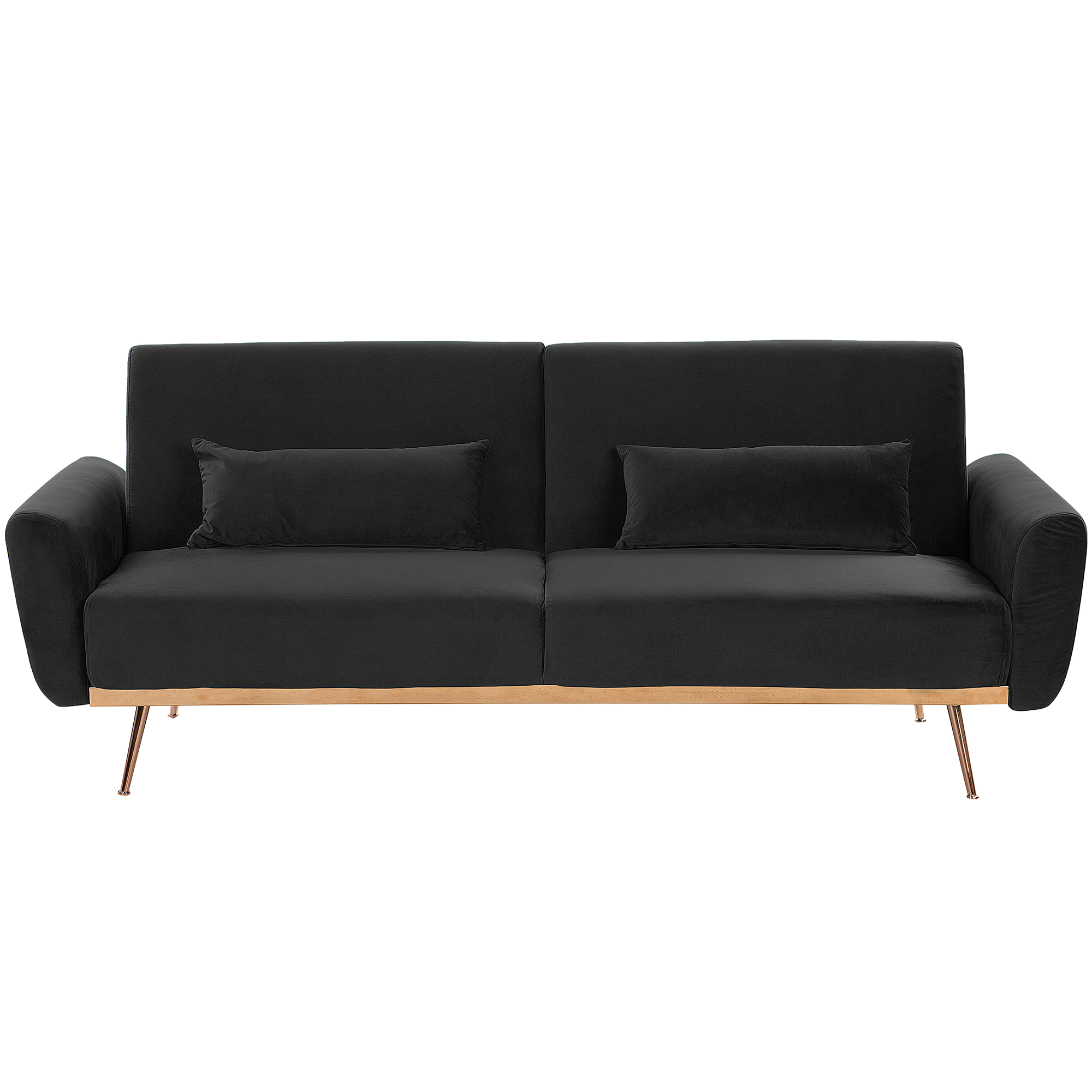 Sovesofa 3 personers EINA Velour Sort