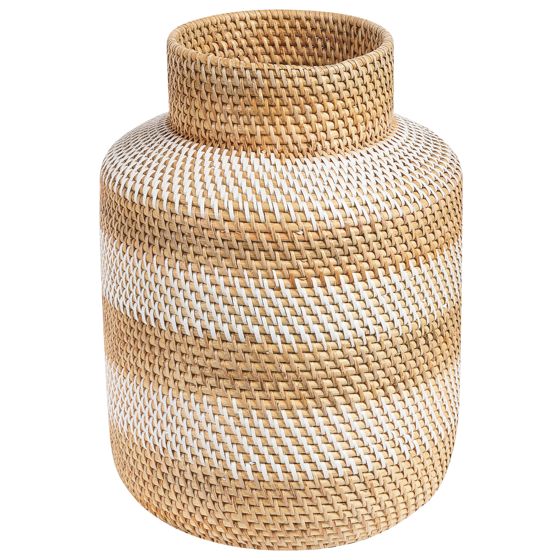 Dekovase RENUN 36 cm Keramik Naturlig
