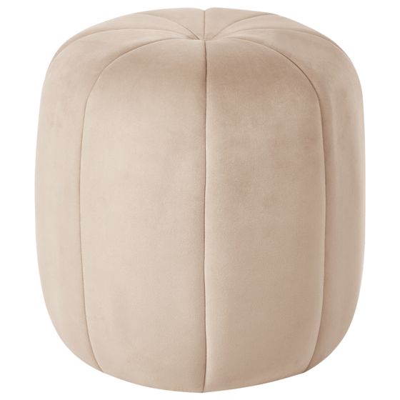 Puf SELBY Velour Beige