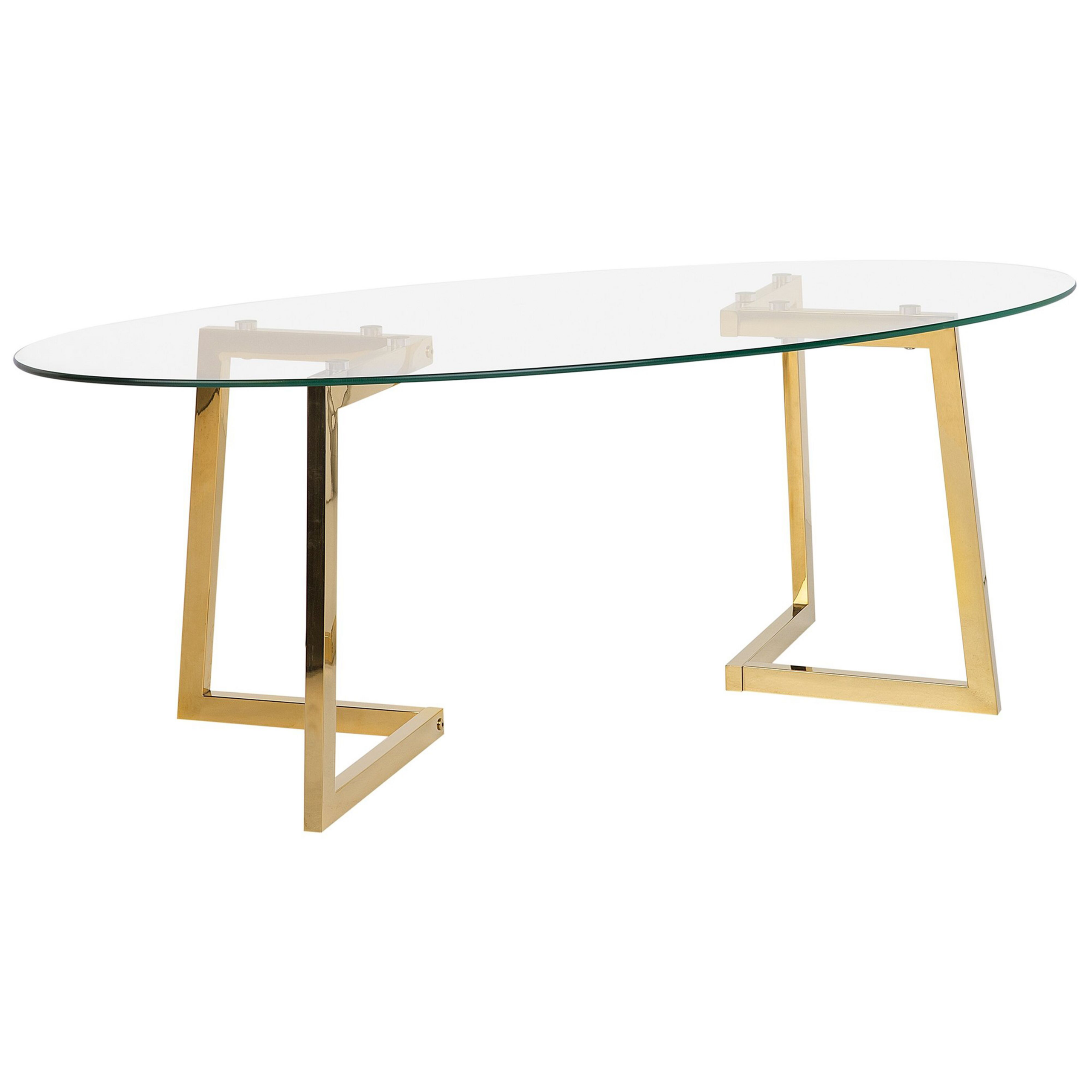 Sofabord FRESNO Glas Guld