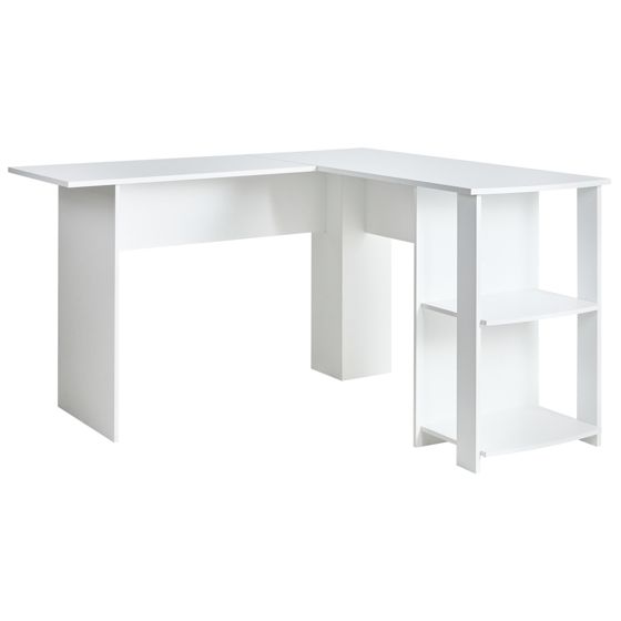 Hjørneskrivebord SNYDER 125 cm x 125 cm Hvid