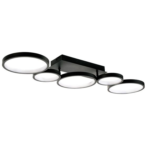 TOOLIGHT loftlampe APP1900-C LED Sort 85x21x100cm
