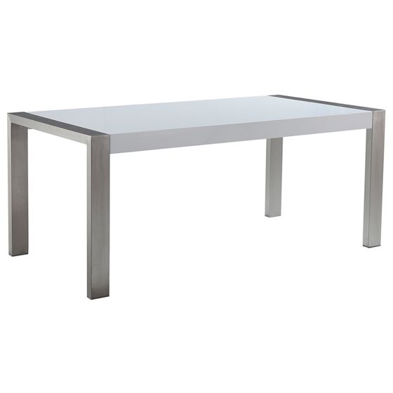 Spisebord ARCTIC Sølv 180 cm 90 cm