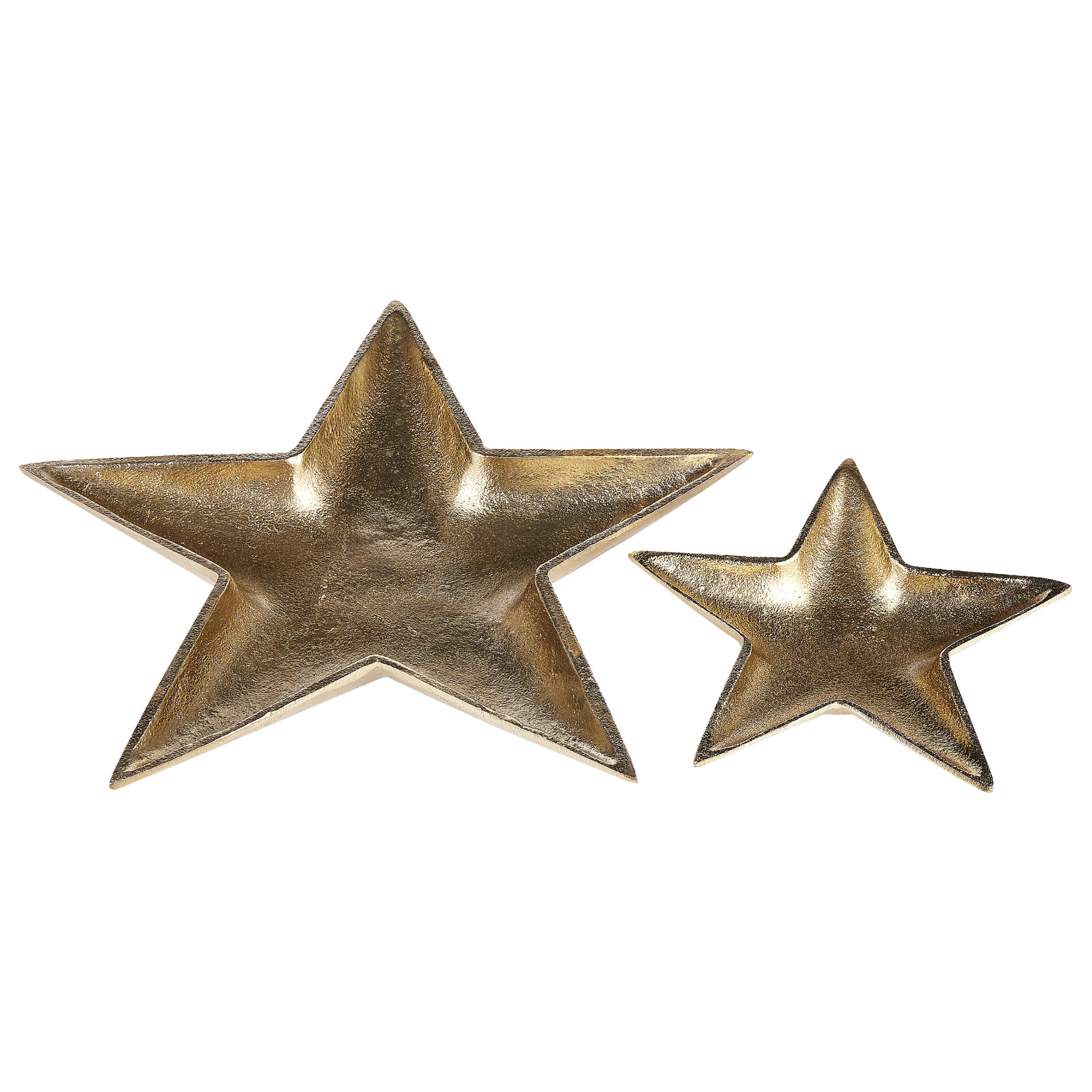 Sæt af 2 smykkeskåle Stjerne BANTEN Metal Guld