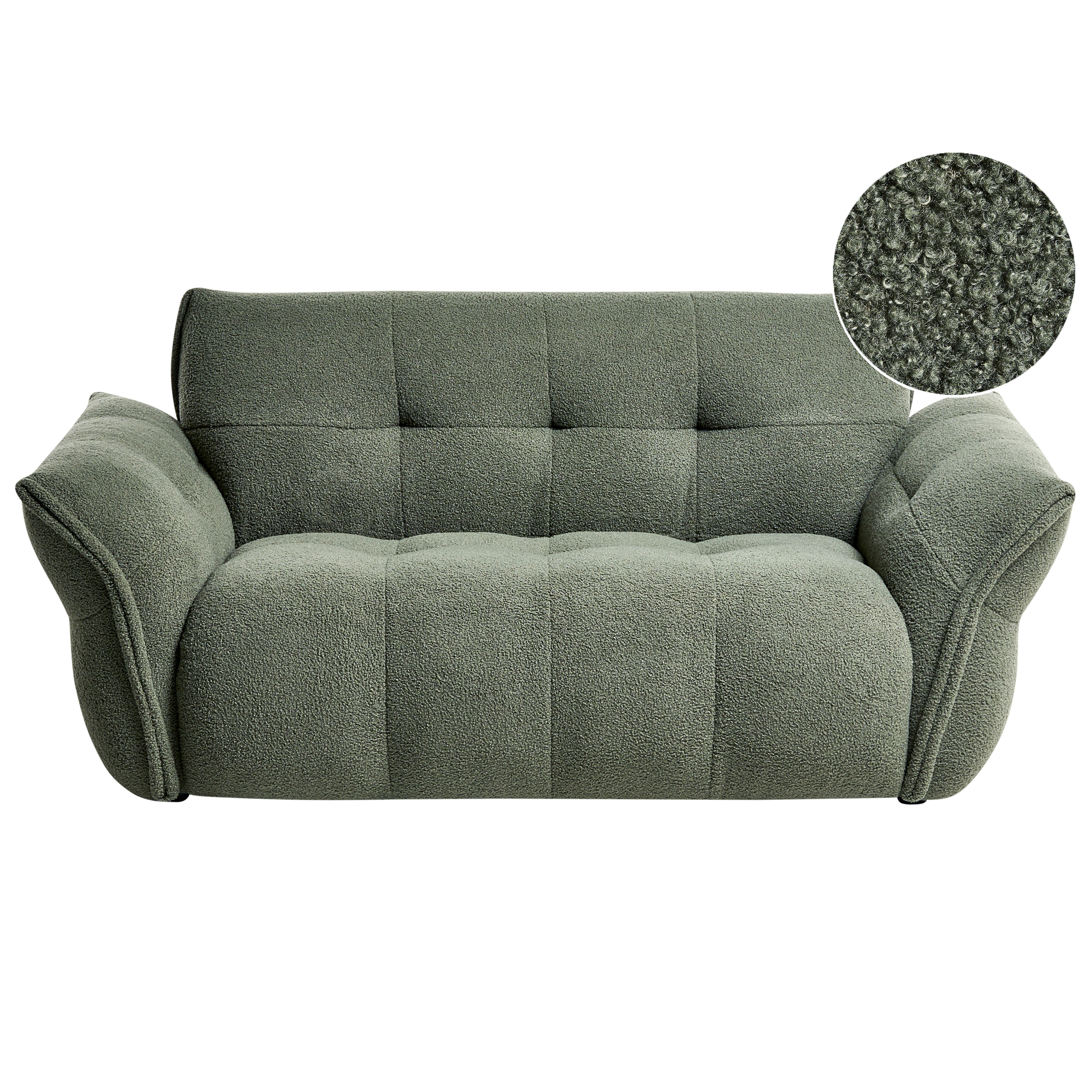 Sofa 2 personers HALBA Boucle Grøn