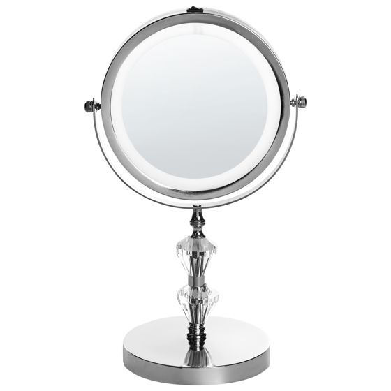 Makeup spejl LED LAON Sølv