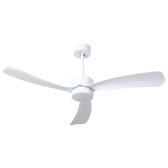 Ventilator med lys PRASLIN Med fjernbetjening LED Hvid