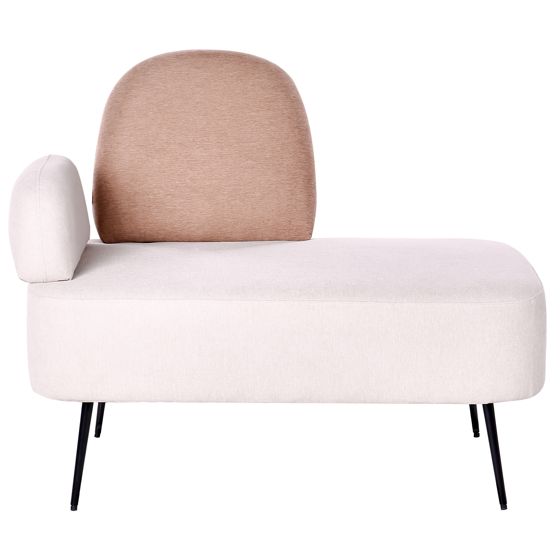 Venstrevendt chaiselong ARCEY Lys Beige