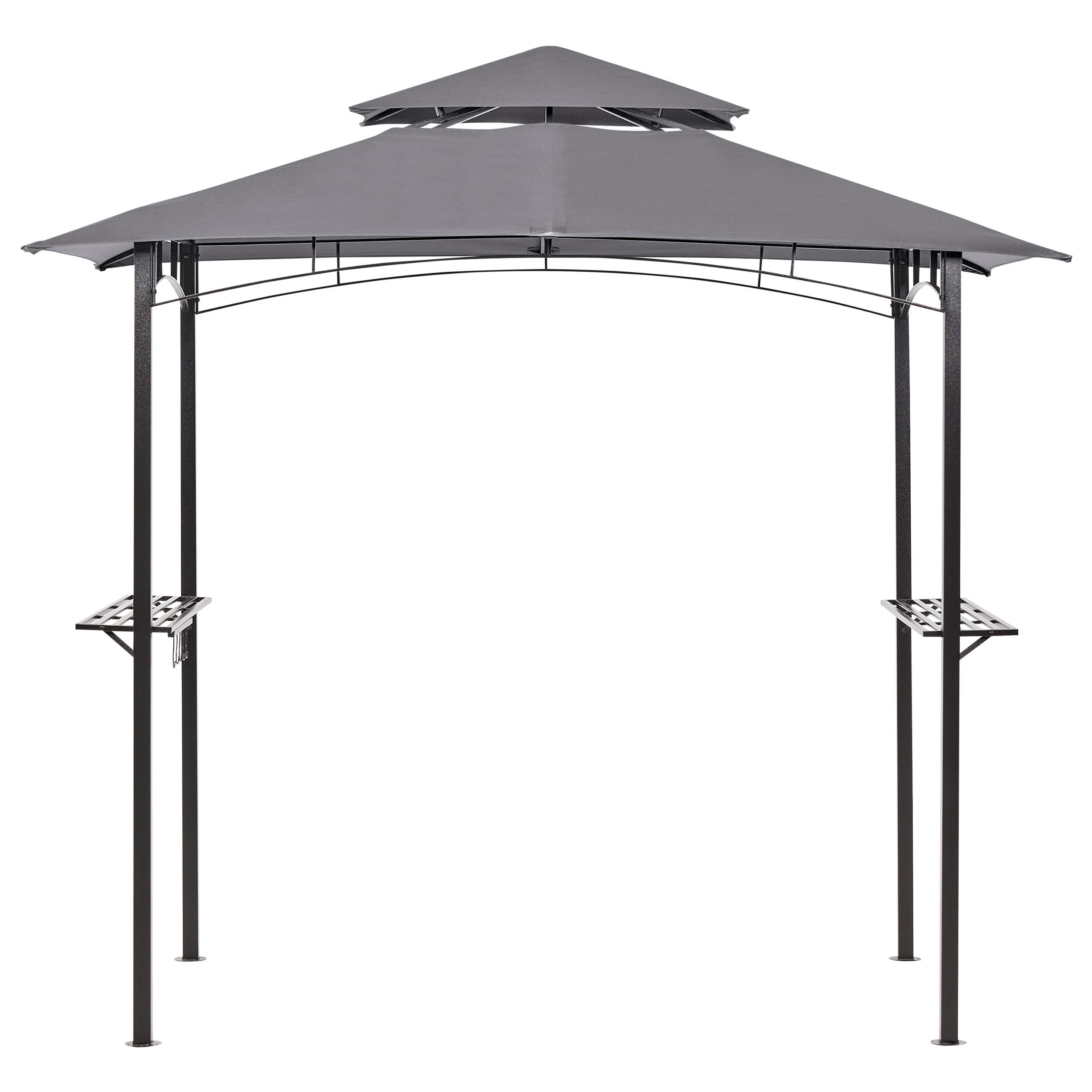 Lysthus NARO 240 cm 148 cm Metal Grå