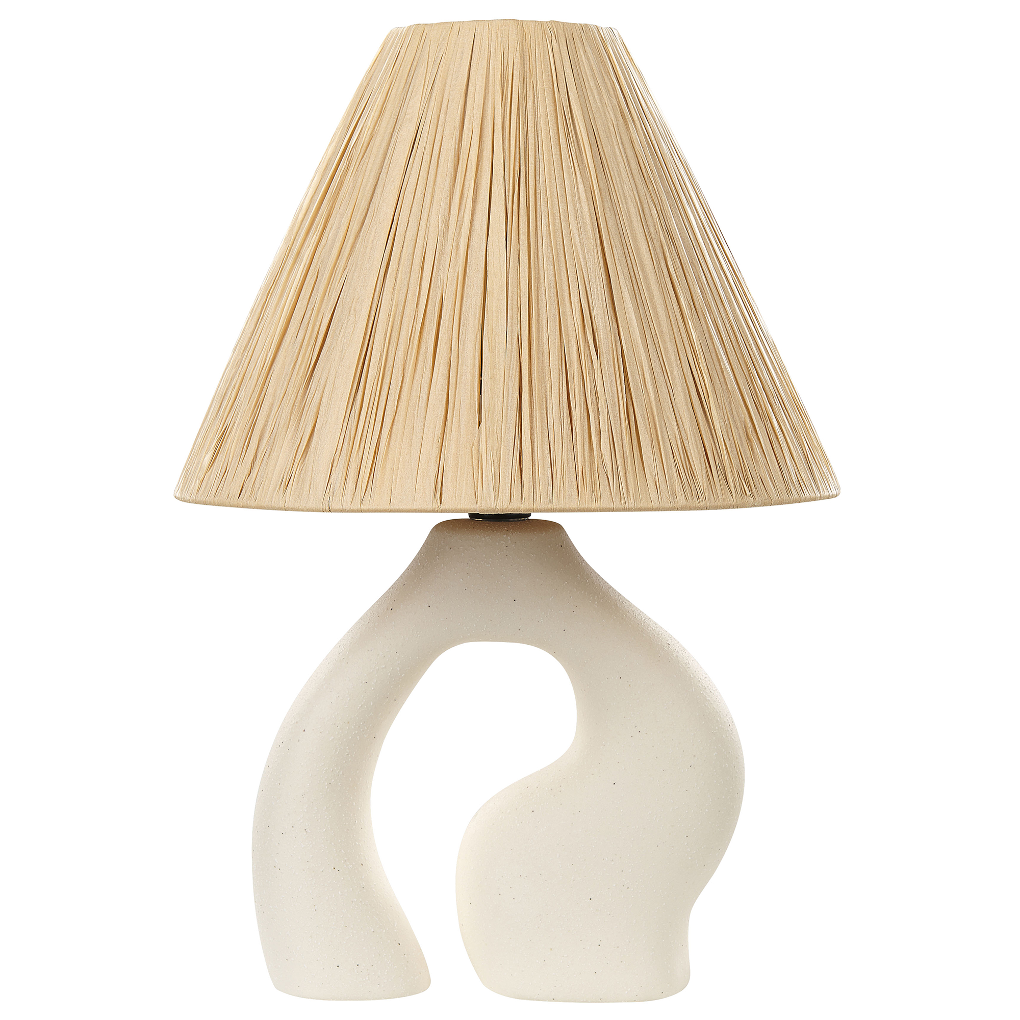 Bordlampe BARBAS Keramik Naturlig