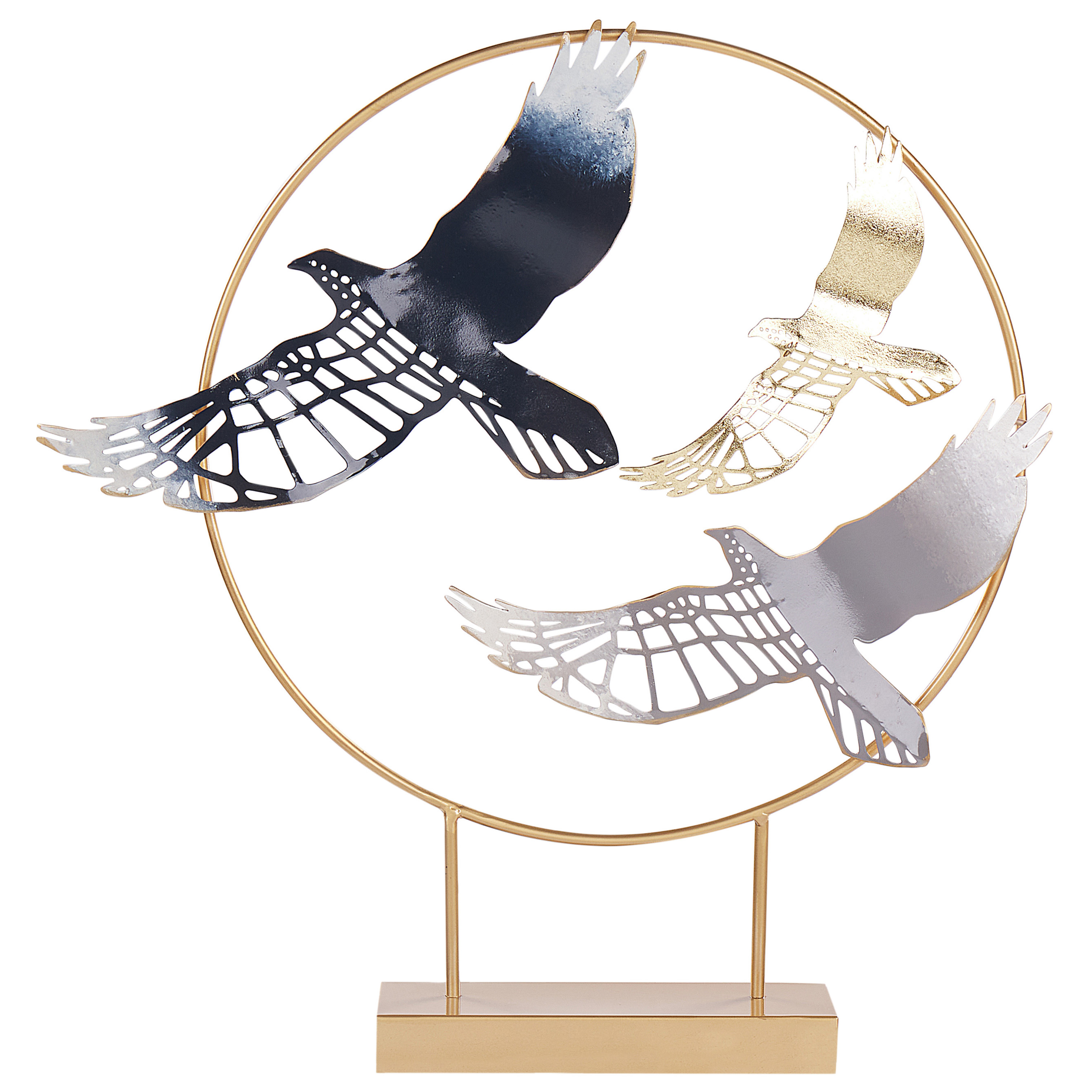 Dekorativ figur Fugl SAMARIUM Metal Guld