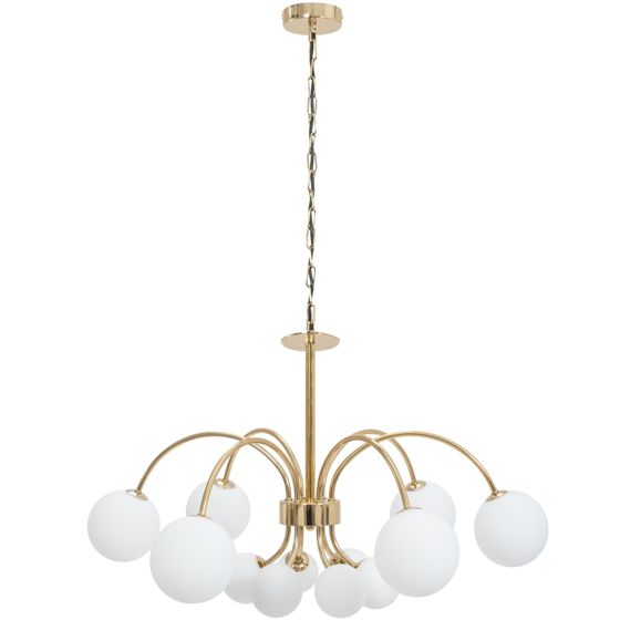 TOOLIGHT hængende loftlampe APP962-12CP Guld 108x75x108cm