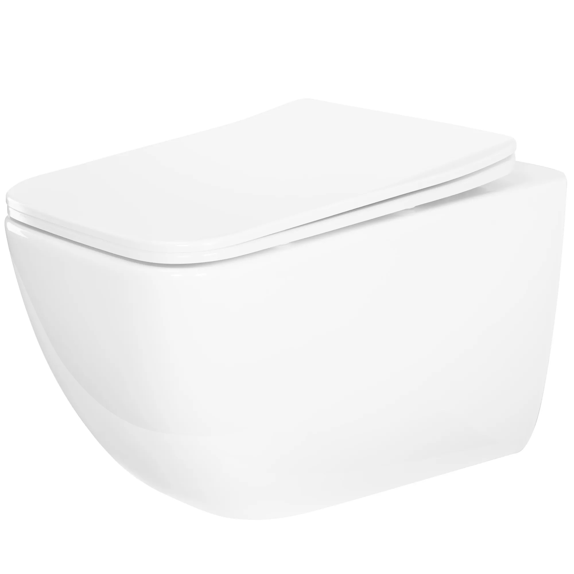 REA væghængt toilet Dexter Tornado Hvid, 51,5x36,5x35cm