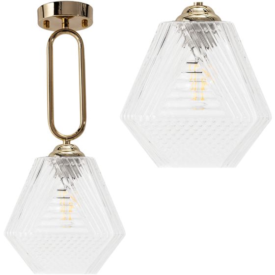 TOOLIGHT hængende loftlampe APP1025-1CP Guld 47x20x47cm