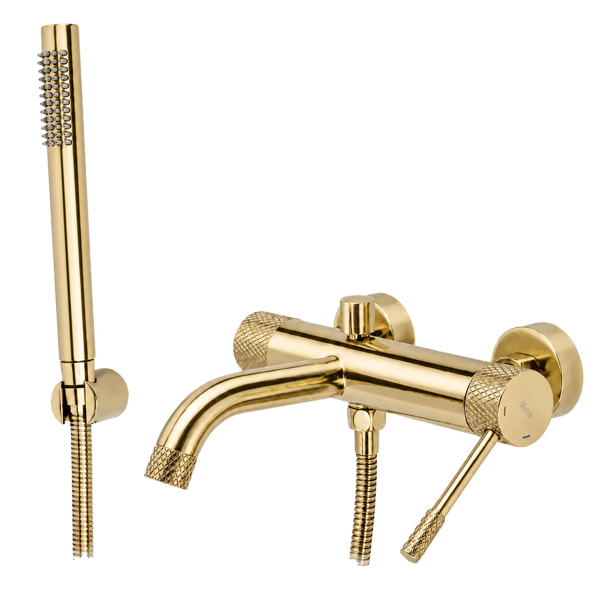 REA badekarsarmatur Venti Guld, 23x10x10cm