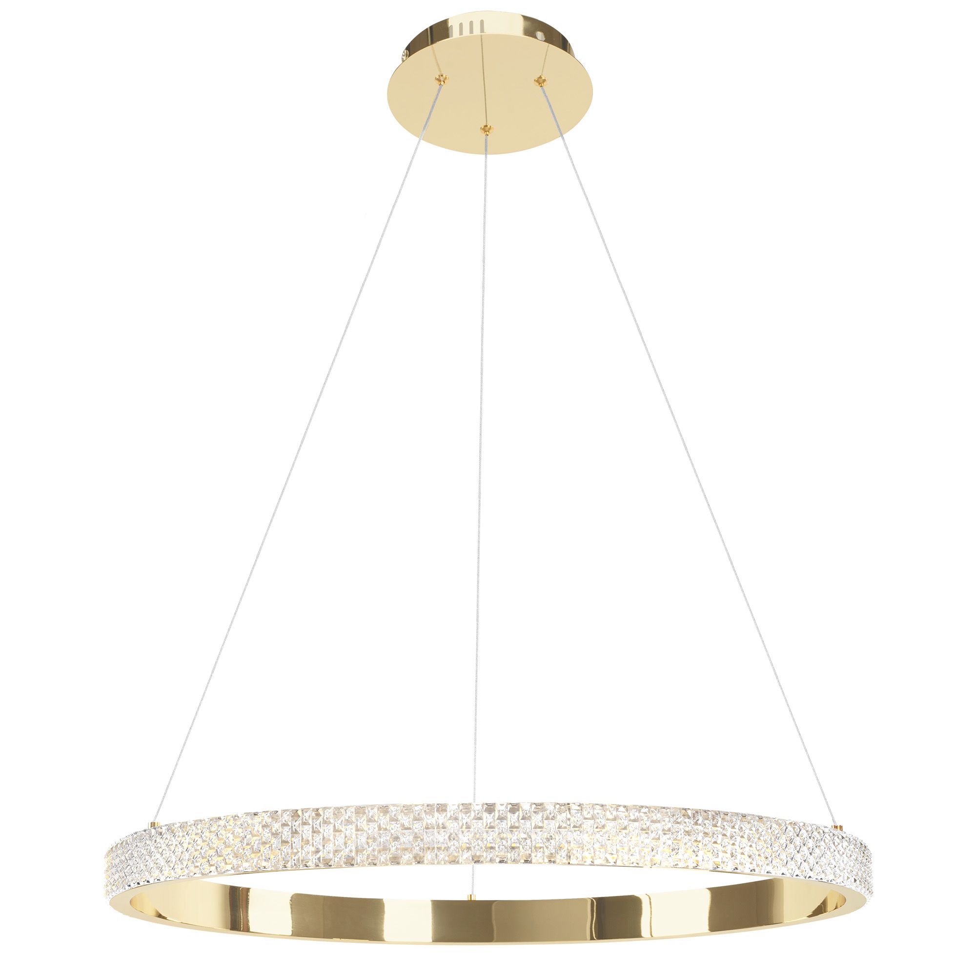 TOOLIGHT hængende loftlampe LED APP1510-CP Guld 61x61x45cm