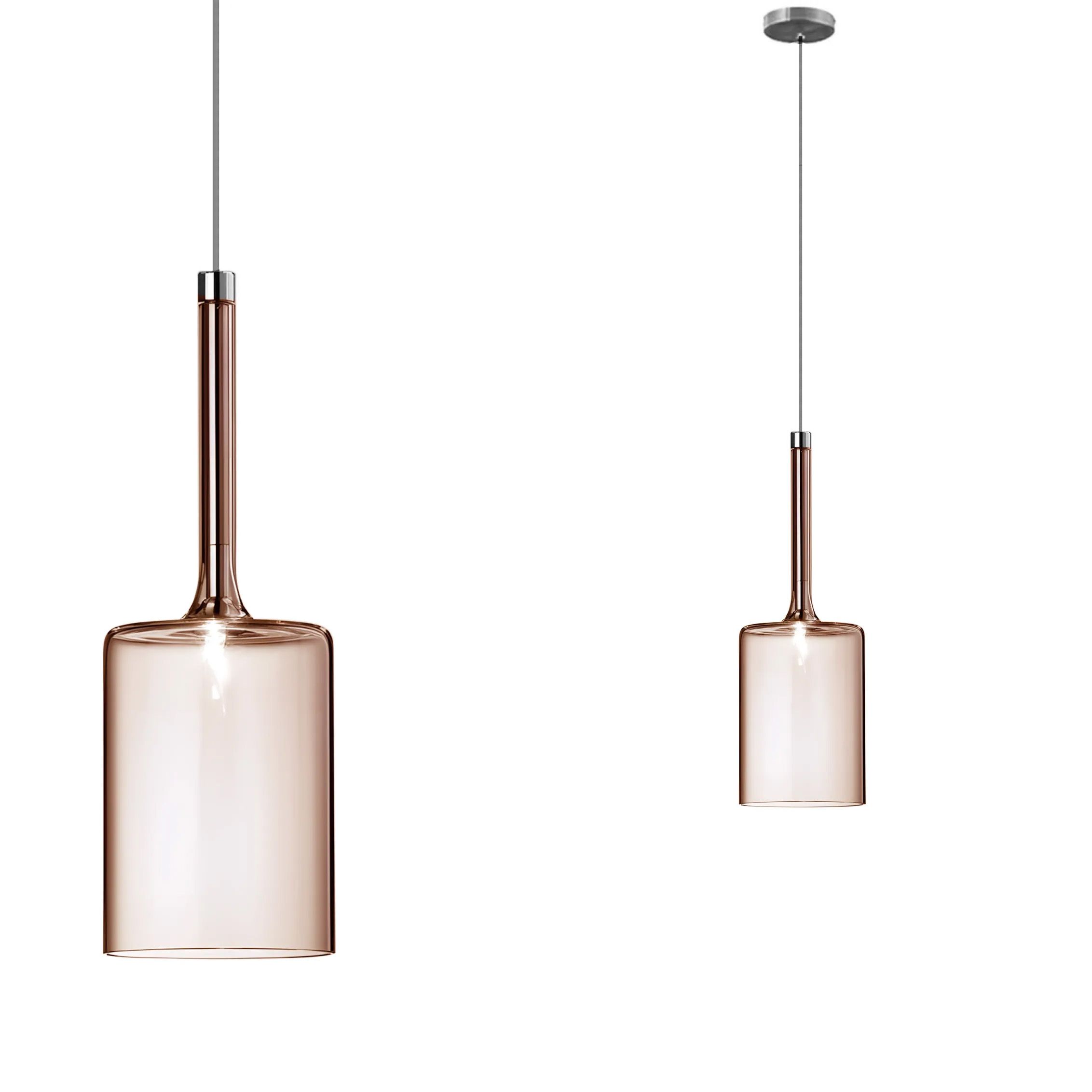 TOOLIGHT hængende loftlampe APP1699-1CP B Brun 14x10x30cm
