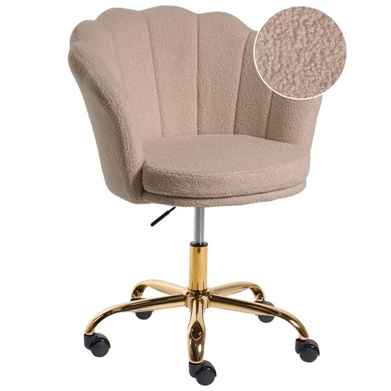 Skrivebordsstol MONTICELLO Boucle Beige
