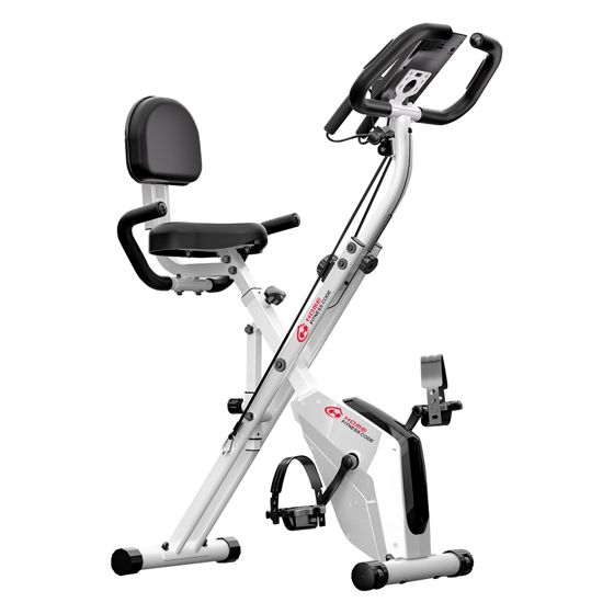 Sammenklappelig motionscykel magnetisk modstand LCD display til hjemmebrug