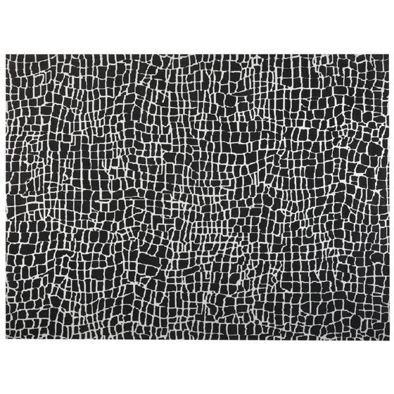 Gulvtæppe PUNGE Sort 300 x 400 cm