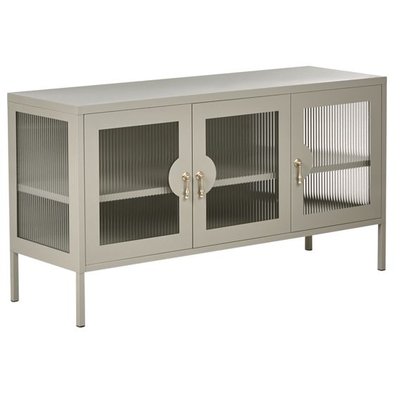 Skænk GLEORA Metal Lys Beige