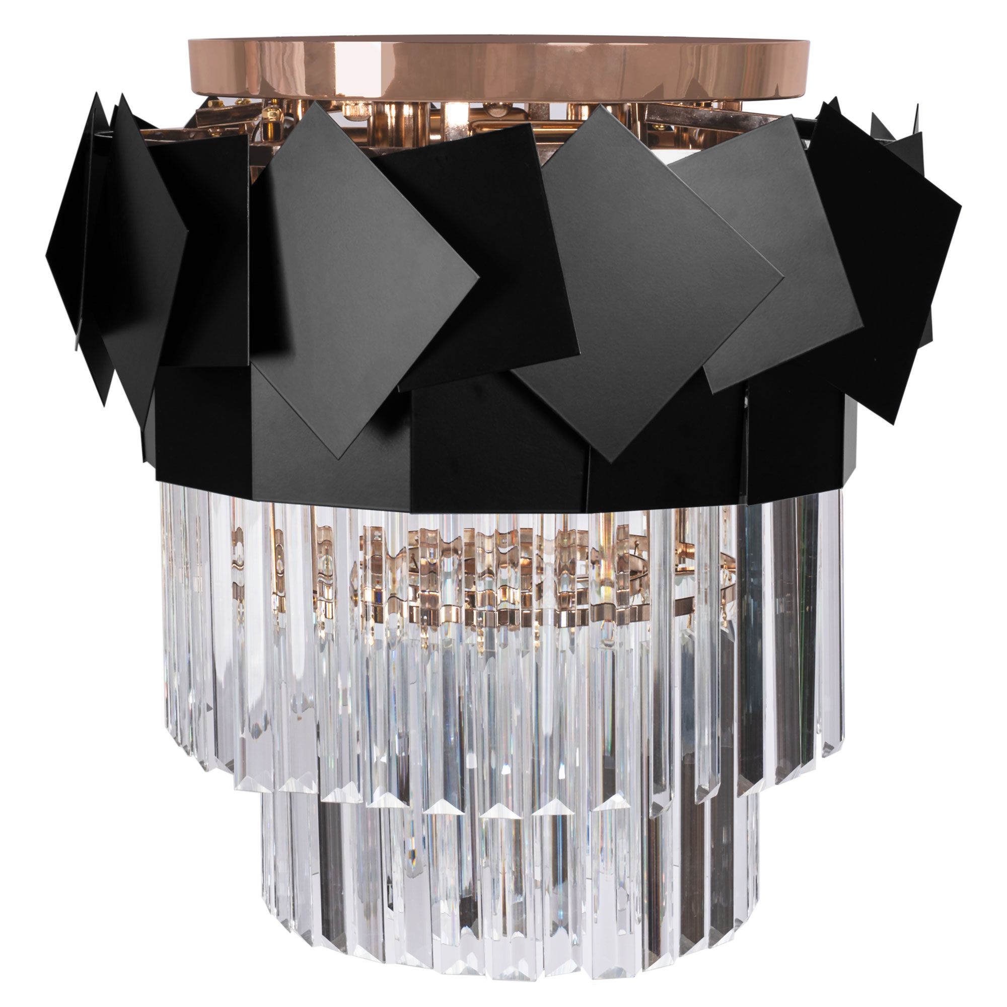 TOOLIGHT hængende loftlampe APP1309-C Guld 40x40x45cm
