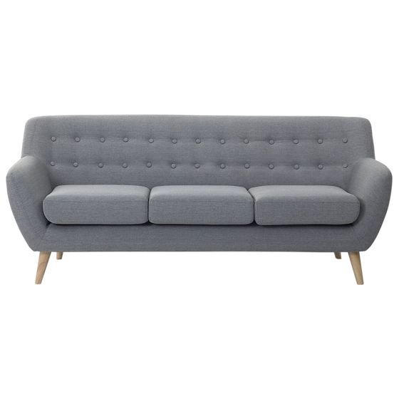 Sofa 3 personers MOTALA Lysegrå