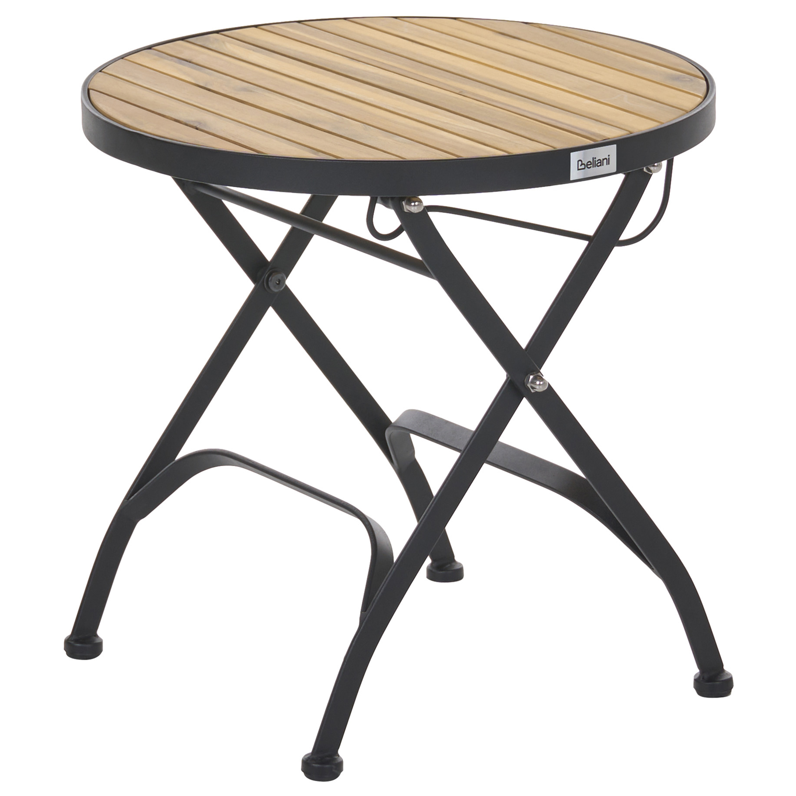 Udendørs sidebord LASCARI 45 cm 45 cm Akacietræ Lysebrun