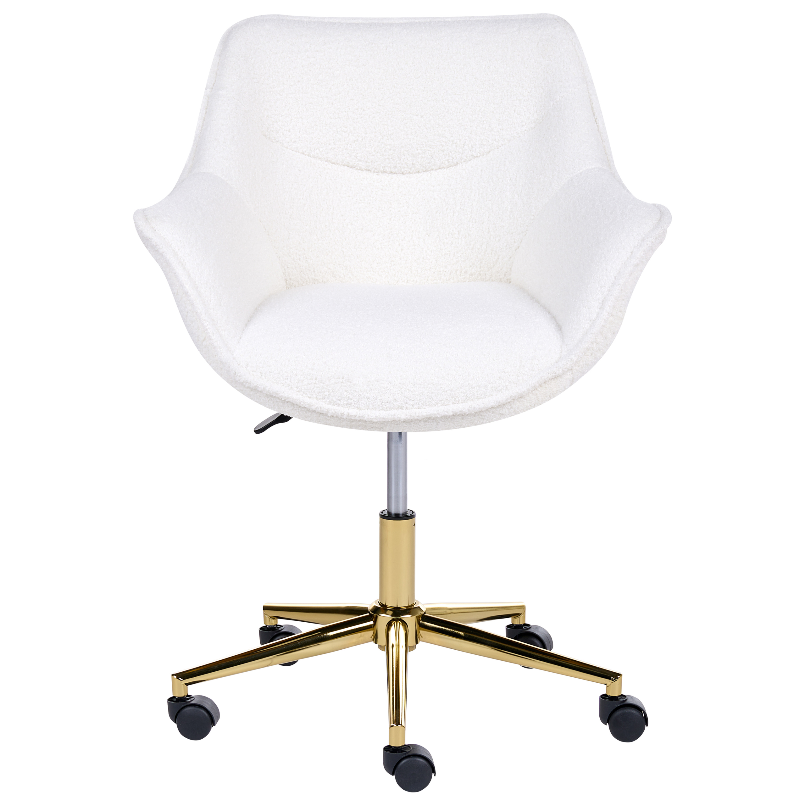Skrivebordsstol ARDELLE Boucle Hvid