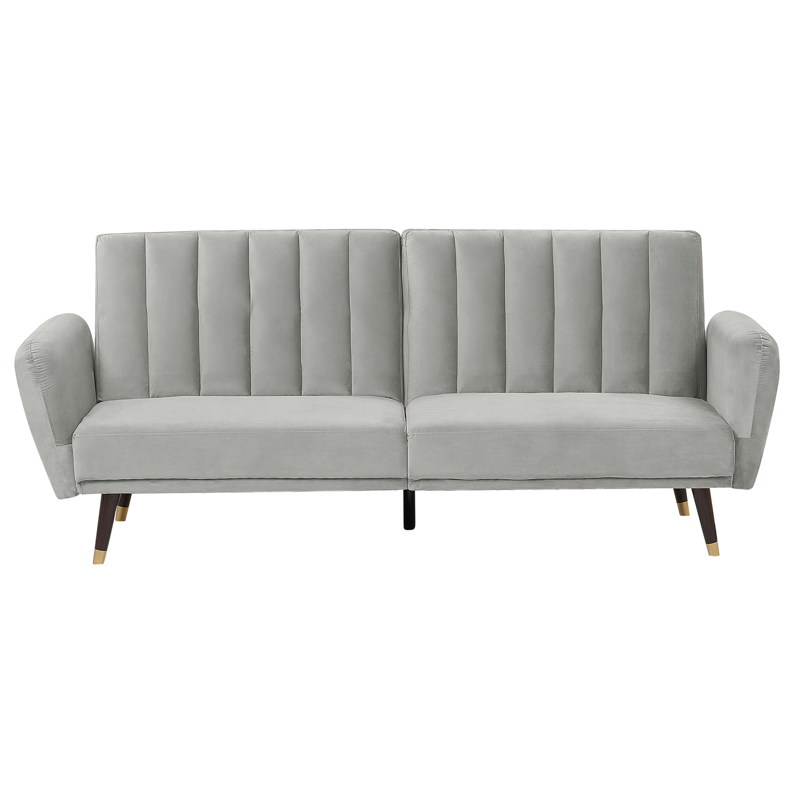 Sovesofa 3 personers VIMMERBY Velour Lysegrå