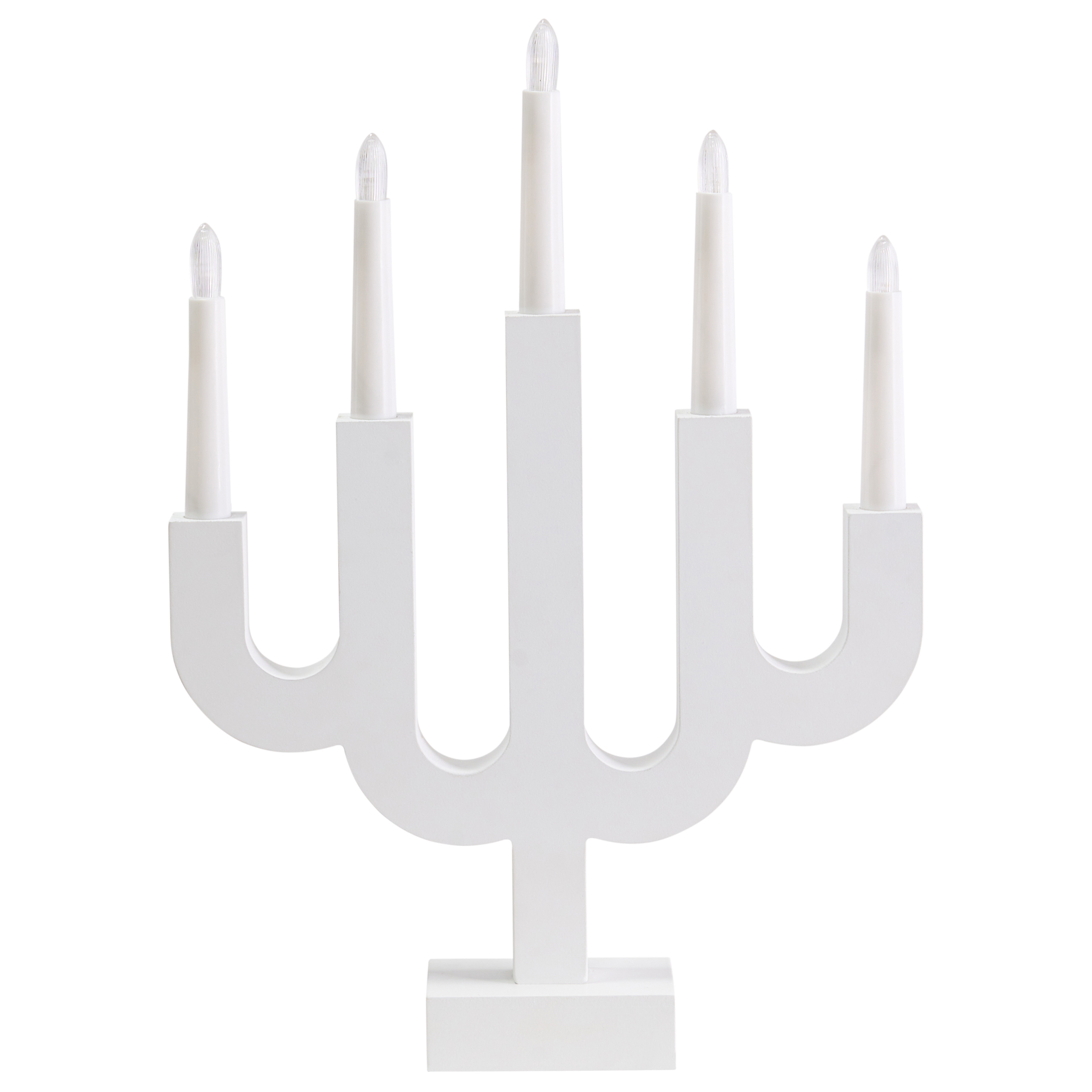 Juledekoration LED BJORKAN 42 cm Hvid