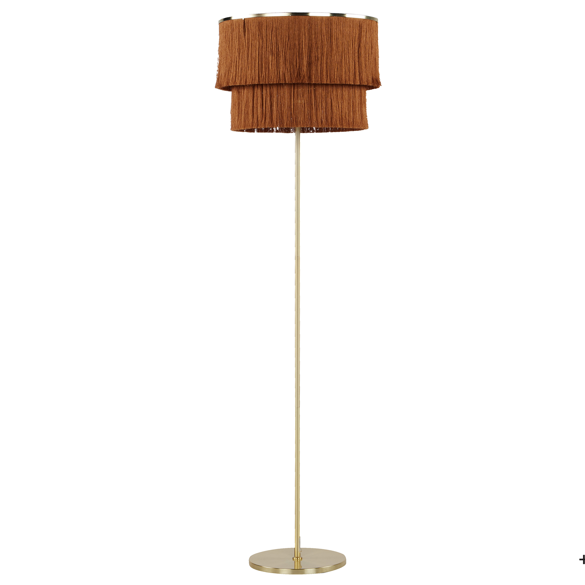 Gulvlampe PERISTERI Metal Brun