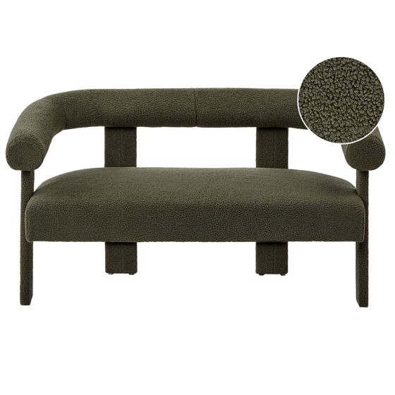 Sofa 2 personers ILBRO Boucle Mørkegrøn