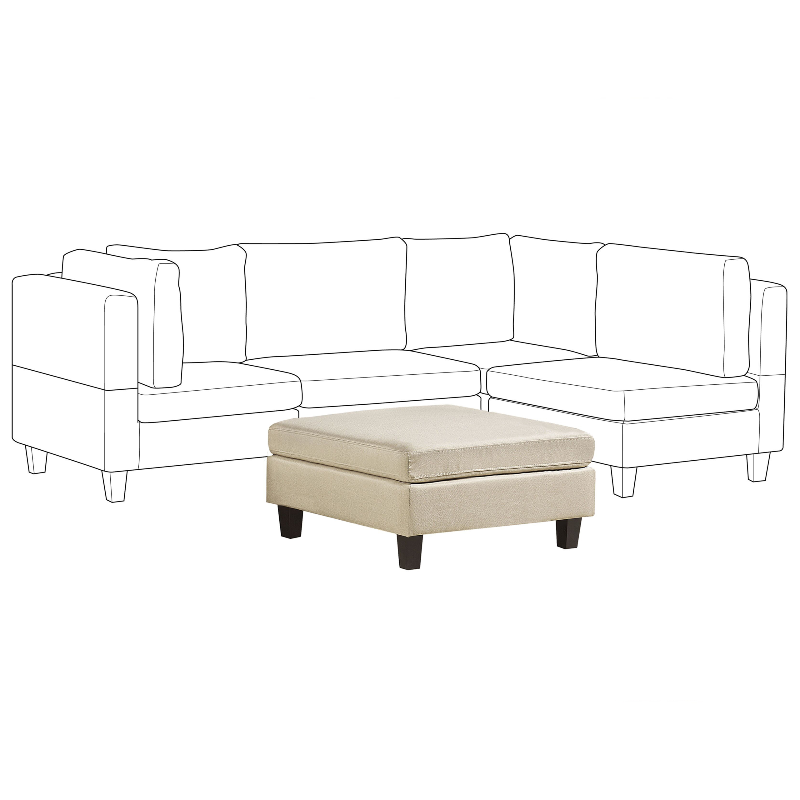 Fodskammel FEVIK Beige