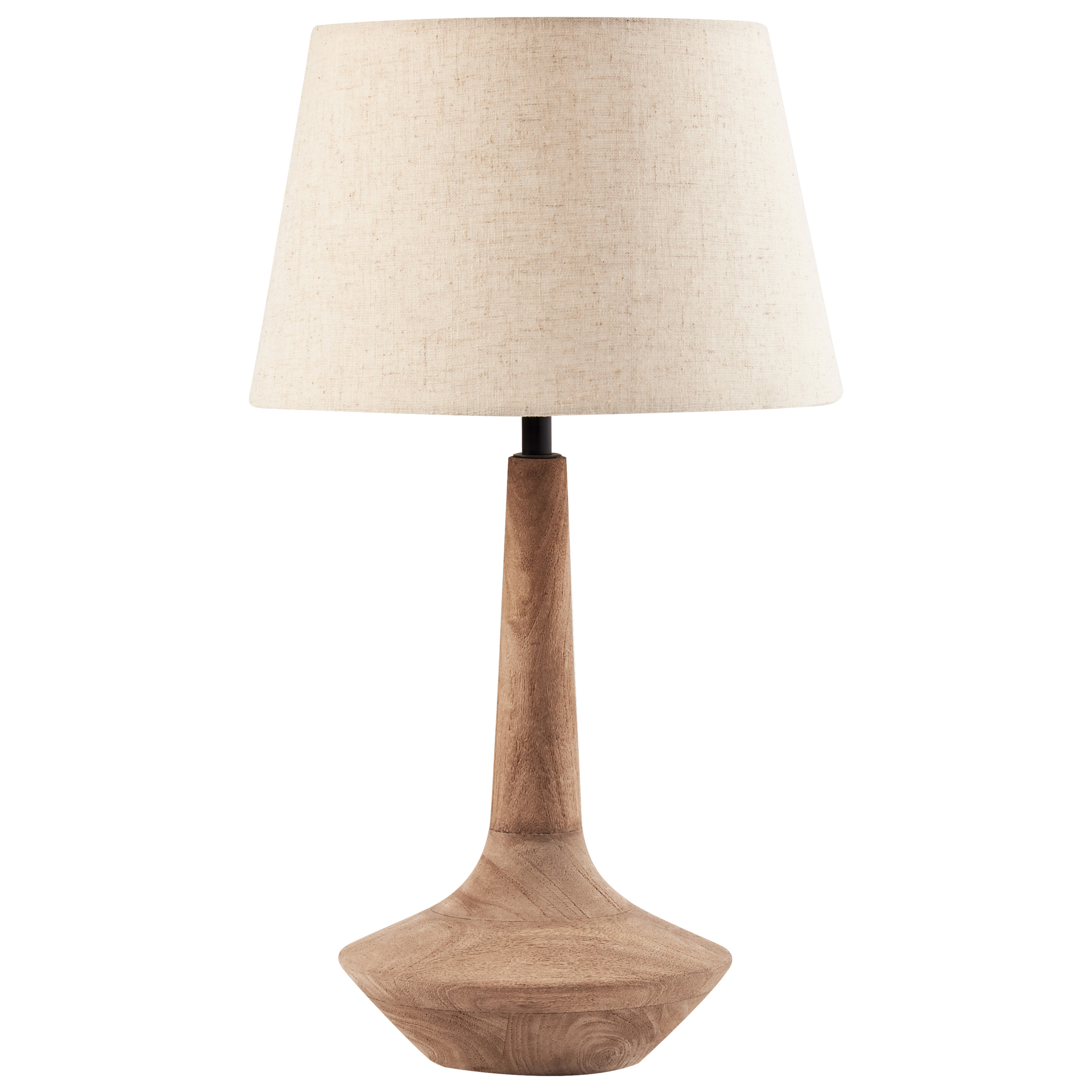 Bordlampe GODAWARI Mangotræ Mørkebrun