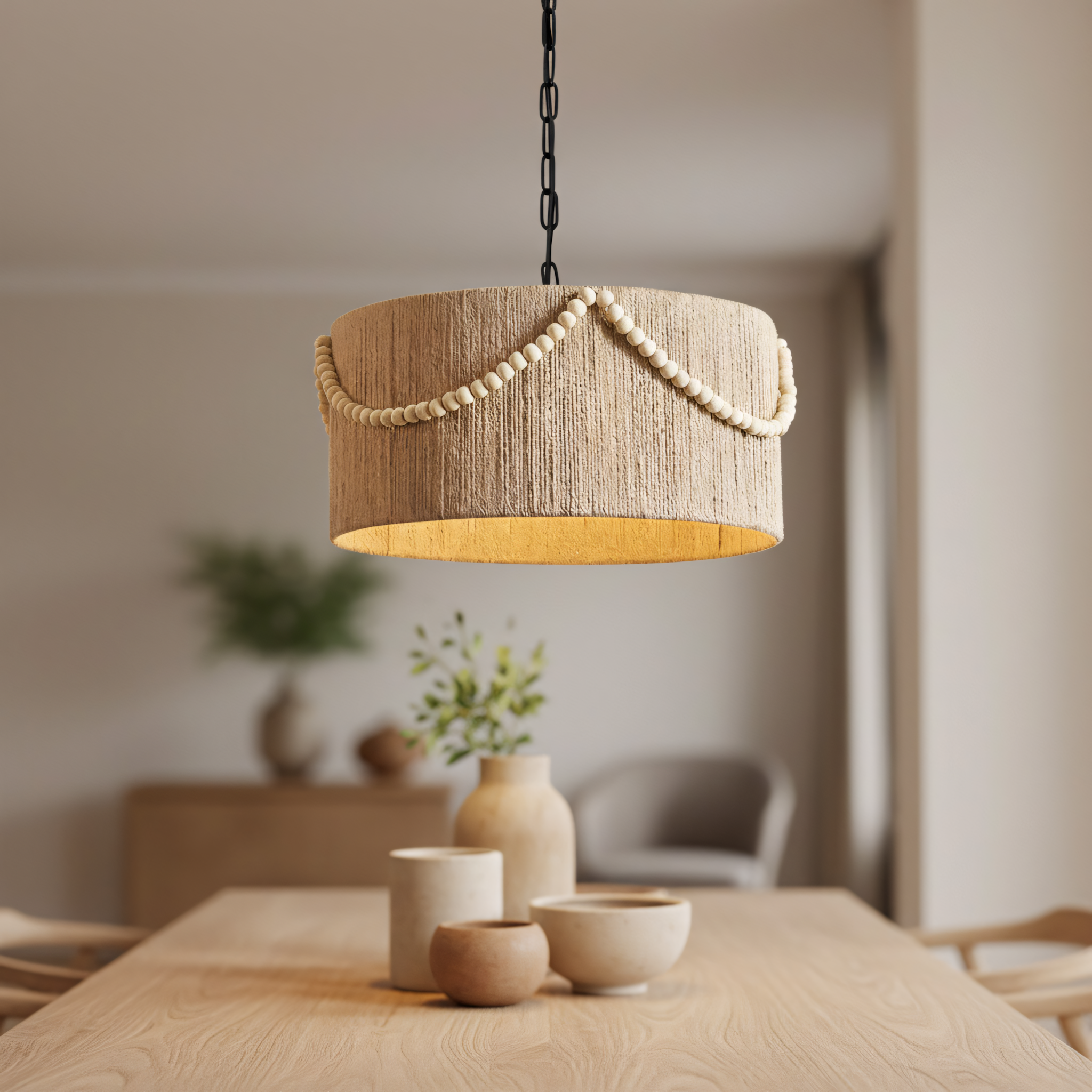 TOOLIGHT hængende loftlampe APP1741-1CP 40cm Sort 40x40x95cm