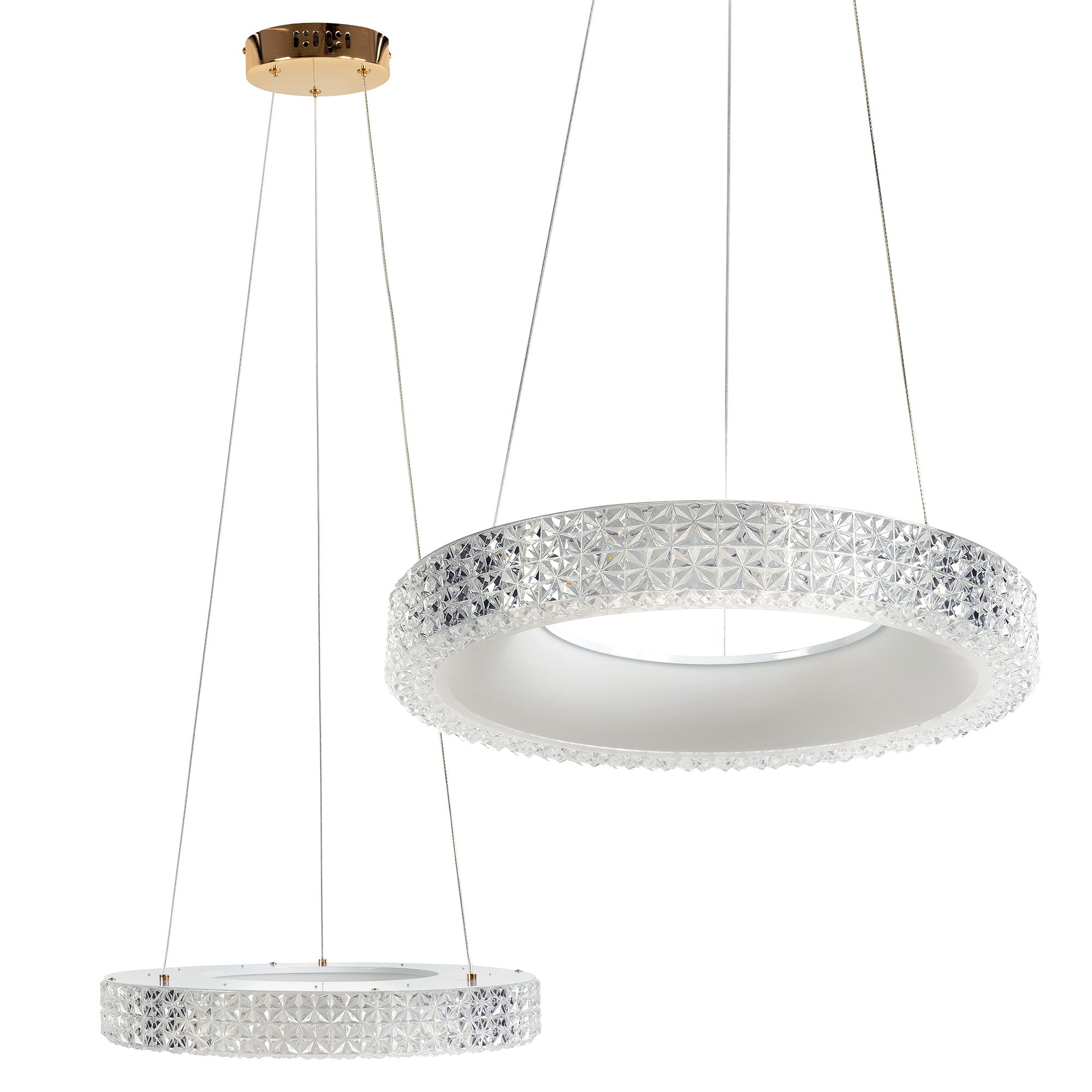 TOOLIGHT hængende loftlampe LED MS001-CP 40CM Rosaguld 40x40x5,5cm