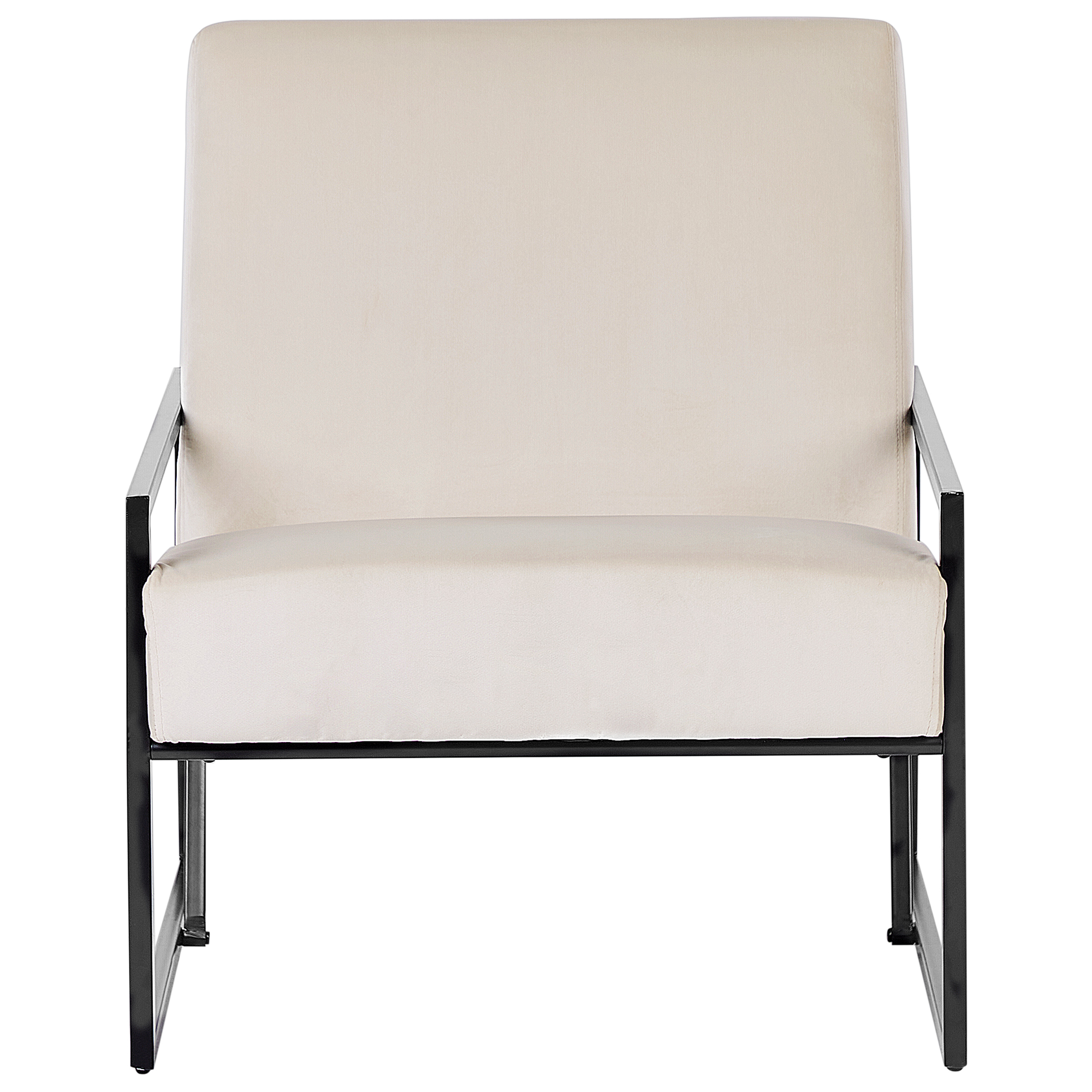 Lænestol DELARY Velour Lys Beige
