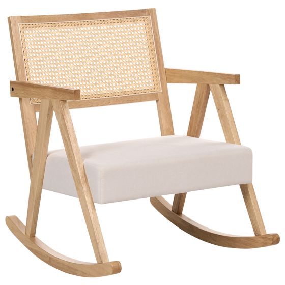 Gyngestol RYA Træ Lysebrun/lys beige