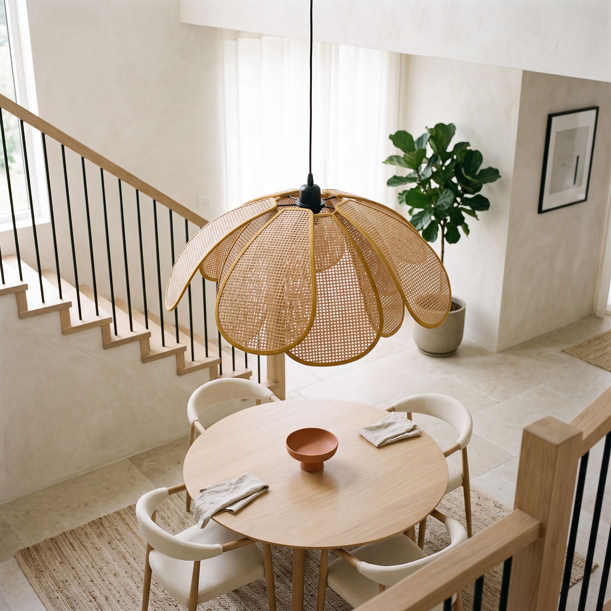 TOOLIGHT hængelampe APP1954-1CP brun, 90x50x25,5cm