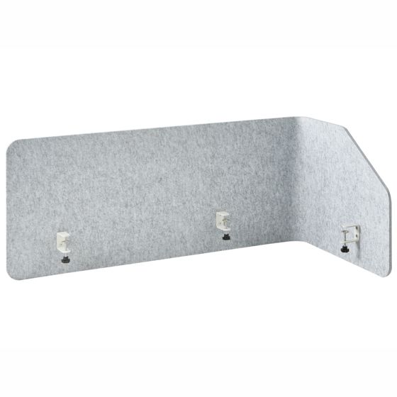 Skrivebordsdeler FOLDY 120 x 50 cm Lysegrå