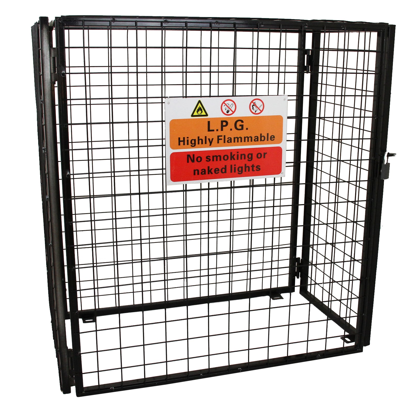 Gasflaskeholder med net 920 mm