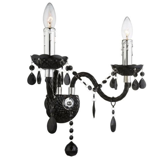 TOOLIGHT væglampe EBT018-2W Sort 18x40x36cm
