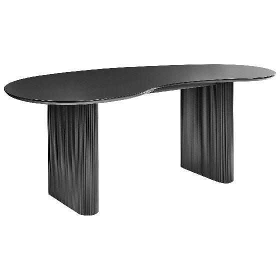 Spisebord PEERY Sort 198 cm 93 cm