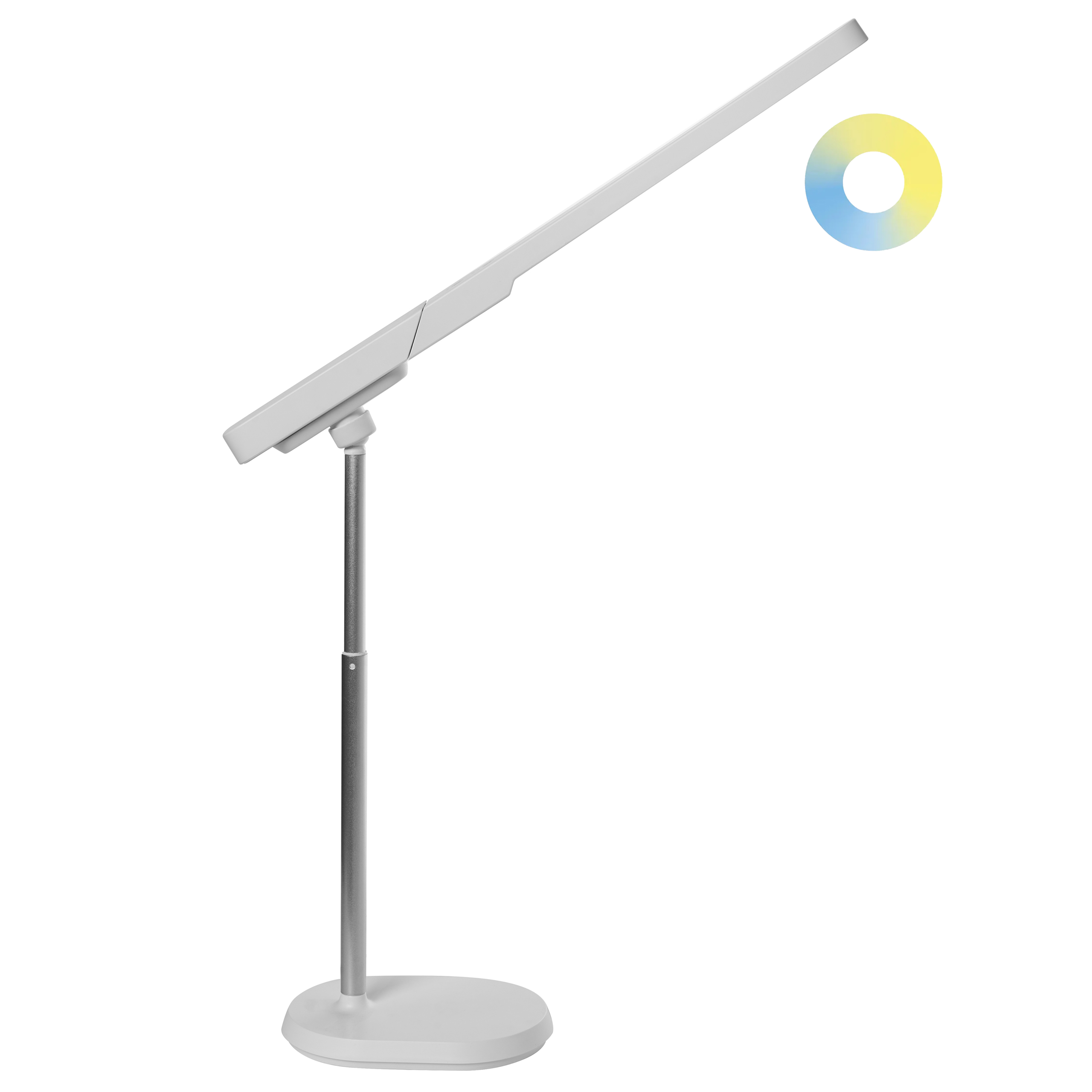 LED skrivebordslampe TUCANA Med dæmpning Hvid