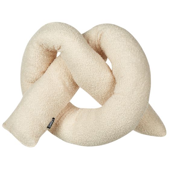Pyntepude GLADIOLUS 172 x 14 cm Boucle Beige Ensfarvet