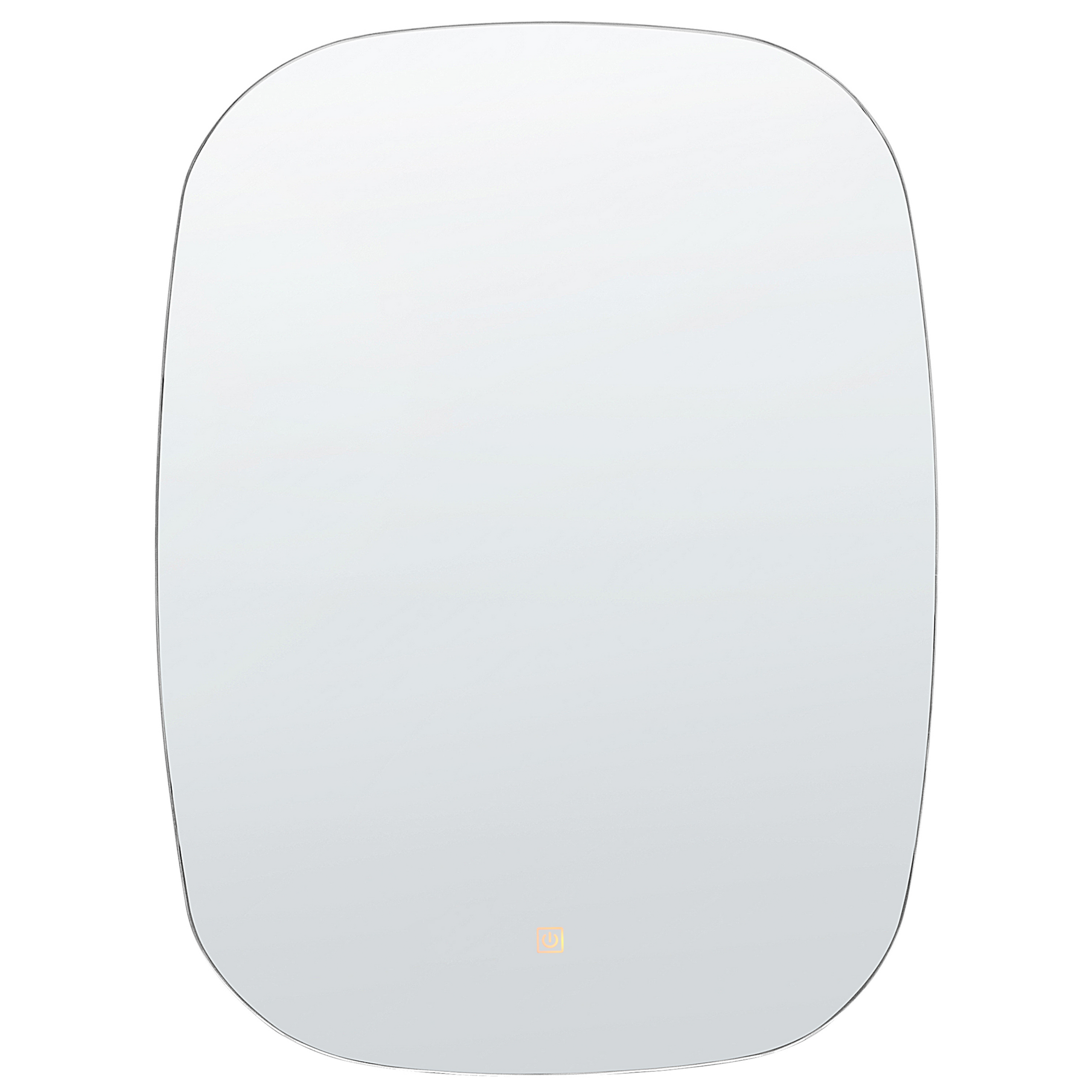 LED-badeværelsesspejl BERGERAC 58 cm 78 cm Sølv